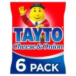 Tayto Cheese & Onion Crisps 6 Pack (25 g)